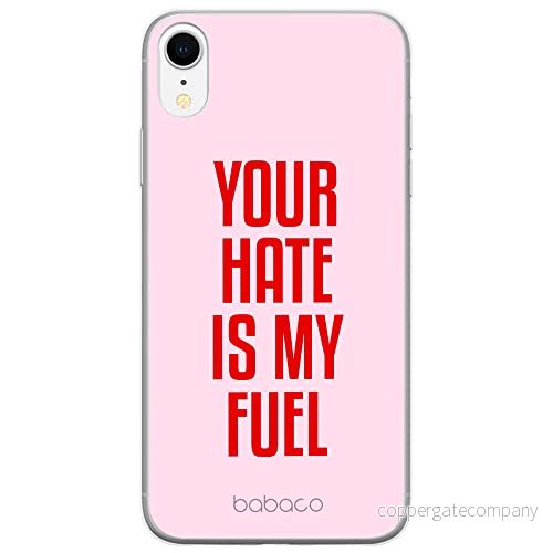 ERT GROUP mobiltelefonfodral för Apple Iphone XR originalt och officiellt licensierat Babaco mönster My fuel 003 Vit optimalt anpassad till formen på mobiltelefonen, fodral tillverkad av TPU plast 5903932907100