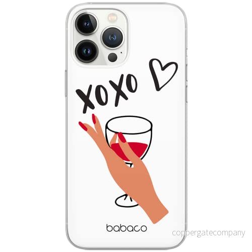 ERT GROUP mobiltelefonfodral för Apple Iphone 7 PLUS/ 8 PLUS originalt och officiellt licensierat Babaco mönster XOXO 001 Vit optimalt anpassad till formen på mobiltelefonen, gedeeltelijk transparant 5904805045882