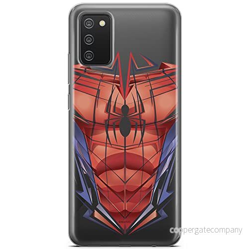 ERT GROUP mobiltelefonfodral för Samsung A02S originalt och officiellt licensierat Marvel mönster Spider Man 005 optimalt anpassad till formen på mobiltelefonen, gedeeltelijk transparant 5903040235478