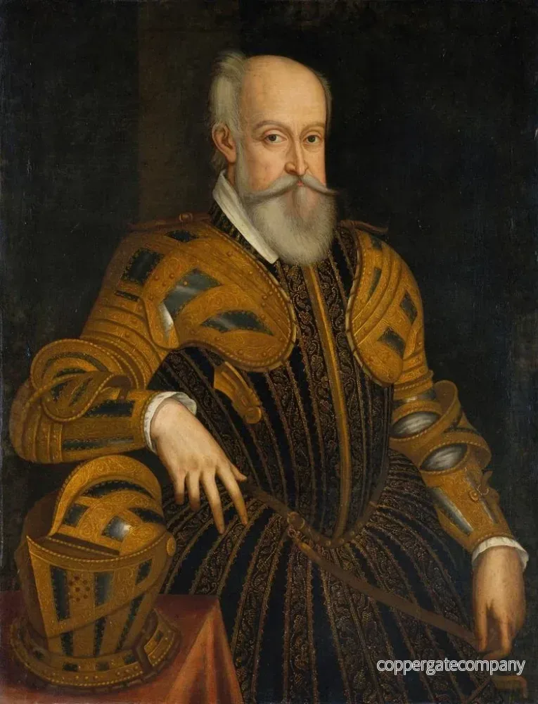 Målning Alphonse II d'Este 1533-1597 hertigen av Ferrara - Anonym | Konsttryck - Bild 2