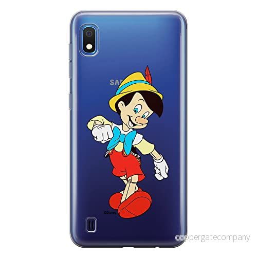 ERT GROUP mobiltelefonfodral för Samsung A10 originalt och officiellt licensierat Disney mönster Pinocchio 001 optimalt anpassad till formen på mobiltelefonen, gedeeltelijk transparant 5905131139436