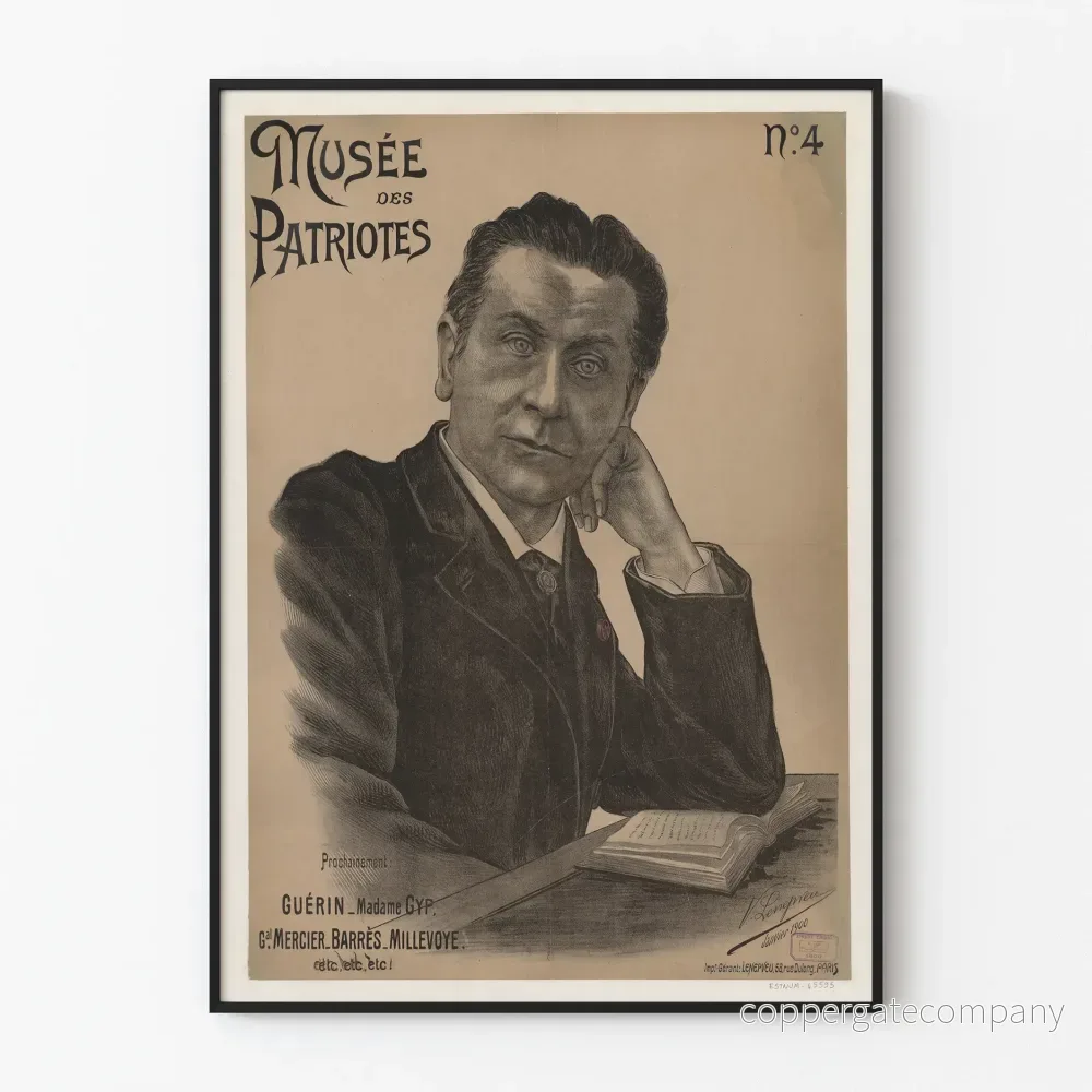 Vintageposter Musée des Patriotes N°4 François Coppée