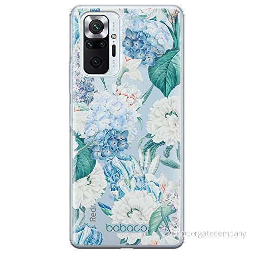 ERT GROUP mobiltelefonfodral för Xiaomi REDMI NOTE 10 PRO originalt och officiellt licensierat Babaco mönster Flowers 028 optimalt anpassad till formen på mobiltelefonen, gedeeltelijk transparant 5905131271853