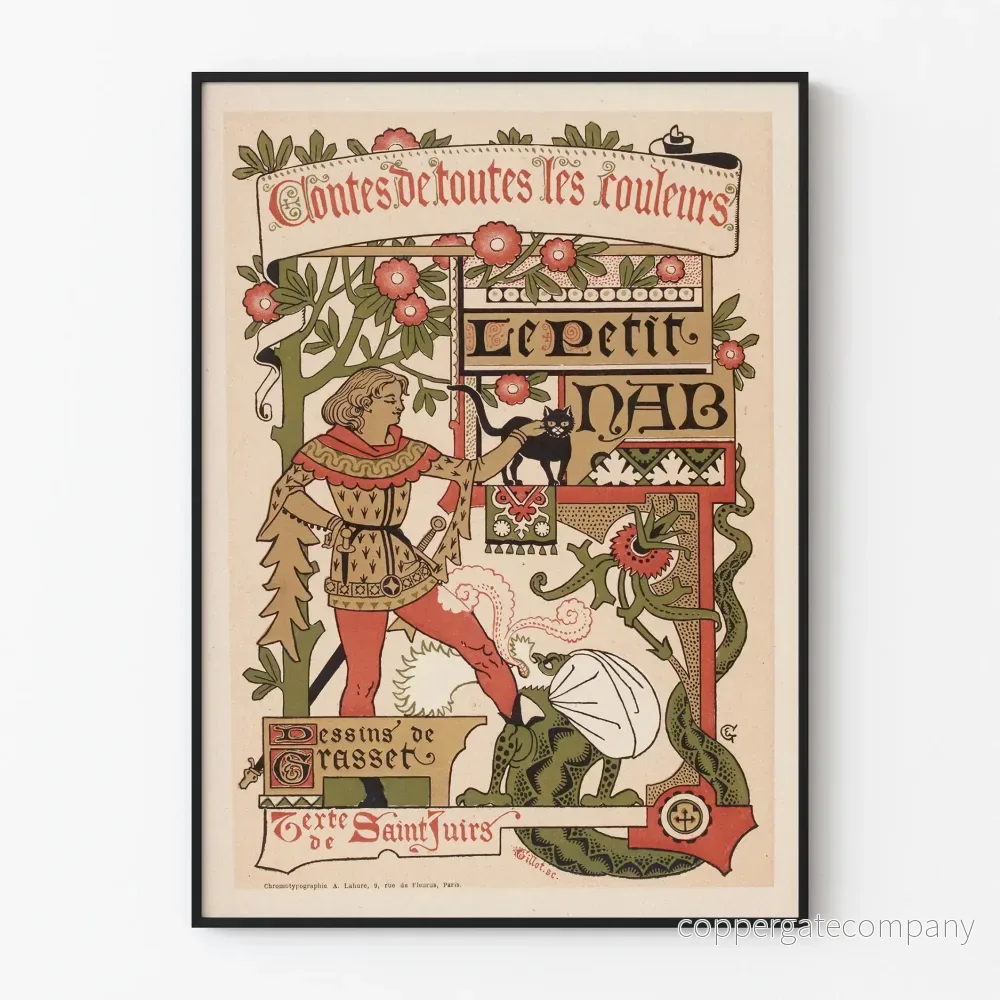 Vintageposter Le Petit Nab - Färgglada berättelser