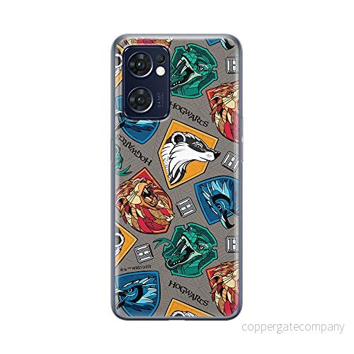 ERT GROUP mobiltelefonfodral för Oppo RENO 7 5G originalt och officiellt licensierat Harry Potter mönster 022 optimalt anpassad till formen på mobiltelefonen, fodral tillverkad av TPU plast 5905511310790