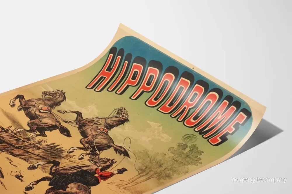 Vintageaffisch för Hippodrome Antoinette Gontard - hästkapplöpning - Bild 3
