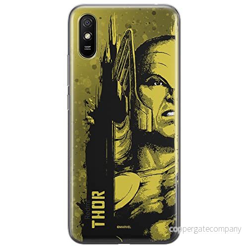 ERT GROUP mobiltelefonfodral för Xiaomi REDMI 9A originalt och officiellt licensierat Marvel mönster Thor 001 optimalt anpassad till formen på mobiltelefonen, fodral tillverkad av TPU plast 5903040298046