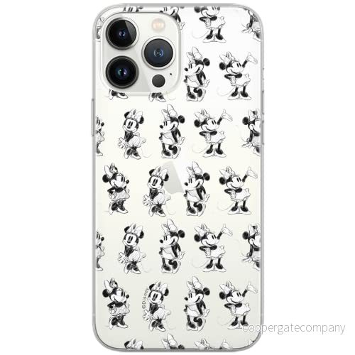 ERT GROUP mobiltelefonfodral för Xiaomi Redmi Note 11 Pro 5G/11 4G originalt och officiellt licensierat Disney mönster Minnie 018, gedeeltelijk transparant 5904805631054