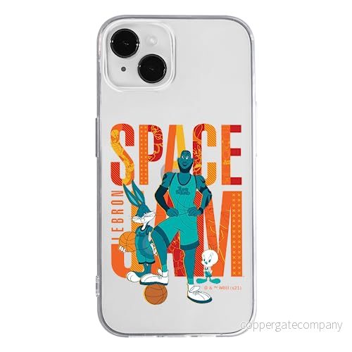 ERT GROUP mobiltelefonfodral för Iphone 14 originalt och officiellt licensierat Looney Tunes mönster Space Jam 002 optimalt anpassad till formen på mobiltelefonen, fodral tillverkad av TPU plast 5905511017958