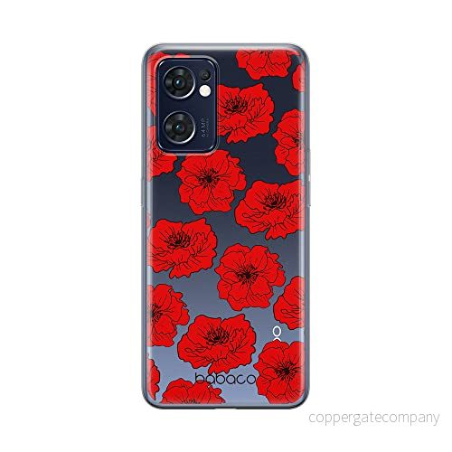 ERT GROUP mobiltelefonfodral för Oppo RENO 7 5G originalt och officiellt licensierat Babaco mönster Flowers 018 optimalt anpassad till formen på mobiltelefonen, gedeeltelijk transparant 5905511312510