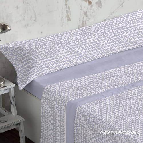 Burrito Blanco Coralina Lakan 105 cm säng. (+Tillgängliga åtgärder) Vinterlakan Design 767 Blå färg (105x190/200cm.) 8432626376863