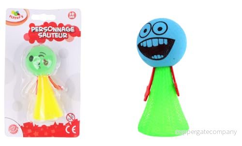 FLYPOP'S Jumper karaktär racingspel 033160Y slumpmässig färg plast barn vuxen skicklighetsspel barnleksak 8,5 cm x 3,5 Från 3 år 3301040331602