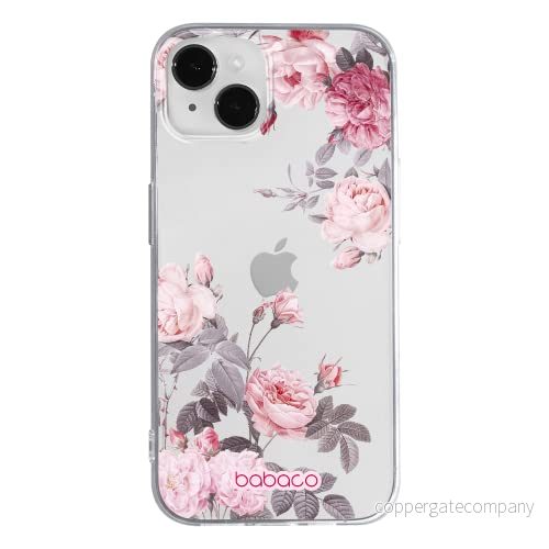 ERT GROUP mobiltelefonfodral för Iphone 13 originalt och officiellt licensierat Babaco mönster Flowers 055 optimalt anpassad till formen på mobiltelefonen, gedeeltelijk transparant 5905131357441