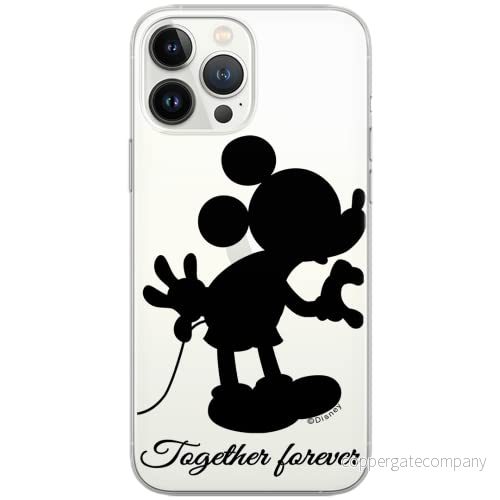 ERT GROUP mobiltelefonfodral för Apple Iphone 6/6S originalt och officiellt licensierat Disney mönster Mickey 005 Vit optimalt anpassad till formen på mobiltelefonen, gedeeltelijk transparant 5902980564501