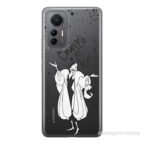 ERT GROUP mobiltelefonfodral för Xiaomi 12 LITE originalt och officiellt licensierat Disney mönster Cruella 001 optimalt anpassad till formen på mobiltelefonen, gedeeltelijk transparant 5905511498283