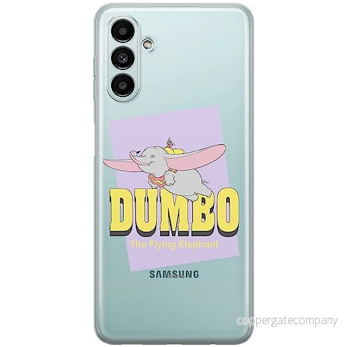 ERT GROUP mobiltelefonfodral för Samsung A13 5G/A04S originalt och officiellt licensierat Disney mönster Dumbo 005 optimalt anpassad till formen på mobiltelefonen, gedeeltelijk transparant 5904805565243