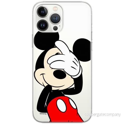 ERT GROUP mobiltelefonfodral för Xiaomi REDMI NOTE 9 PRO/ 9S originalt och officiellt licensierat Disney mönster Mickey 003 optimalt anpassad till formen på mobiltelefonen, gedeeltelijk transparant 5903537920504