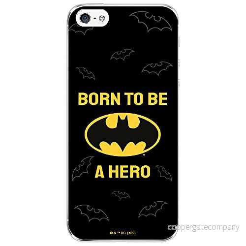 ERT GROUP mobiltelefonfodral för Iphone 5/5S/SE originalt och officiellt licensierat DC mönster Batman 058 optimalt anpassad till formen på mobiltelefonen, fodral tillverkad av TPU plast 5905131537690