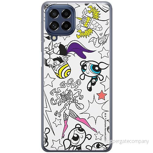 ERT GROUP mobiltelefonfodral för Samsung M33 5G originalt och officiellt licensierat The Powerpuff Girls mönster 017, fodral tillverkad av TPU plast 5905511965471