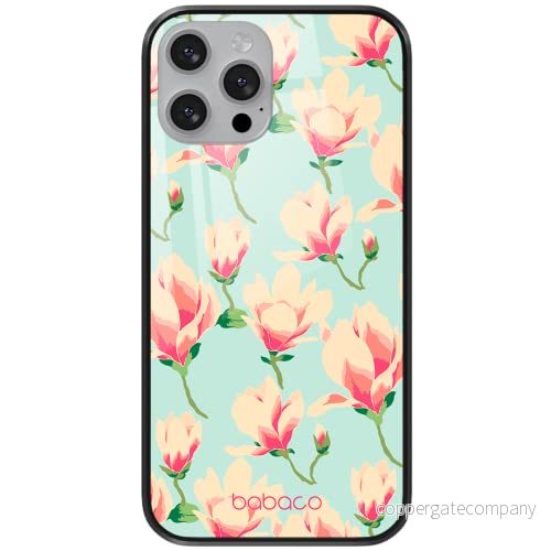 ERT GROUP mobiltelefonfodral för Samsung S21 PLUS originalt och officiellt licensierat Babaco mönster Flowers 016 tillverkad av härdat glas, optimalt anpassat till mobilens form, skyddsfodral 5903932796896