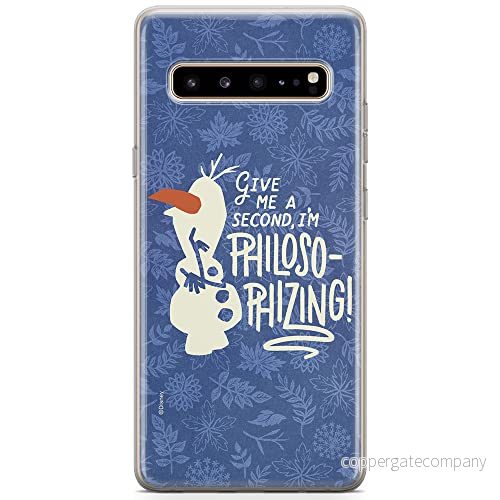 ERT GROUP Mobiltelefonskal för Samsung S10 5G original och officiellt licensierat Disney mönster Frozen 2 005 optimalt anpassat till mobiltelefonens form, delvis transparent 5904805500053