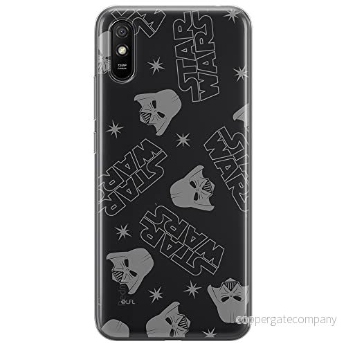 ERT GROUP mobiltelefonfodral för Xiaomi REDMI 9A originalt och officiellt licensierat Star Wars mönster Darth Vader 009 optimalt anpassad till formen på mobiltelefonen, fodral tillverkad av TPU plast 5903040369753
