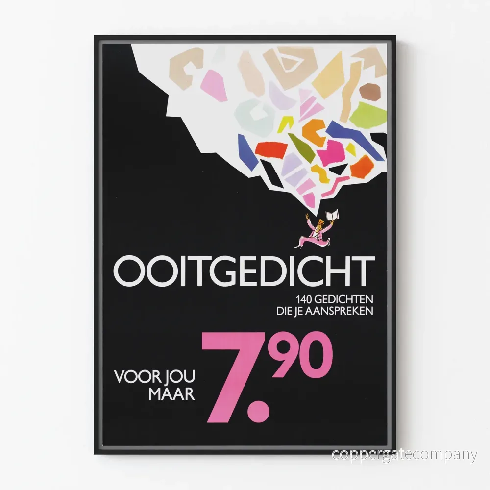 Dekorativ poster Ooitgedicht 140 färgglada dikter Dekorativ poster Ooitgedicht 140 färgglada dikter