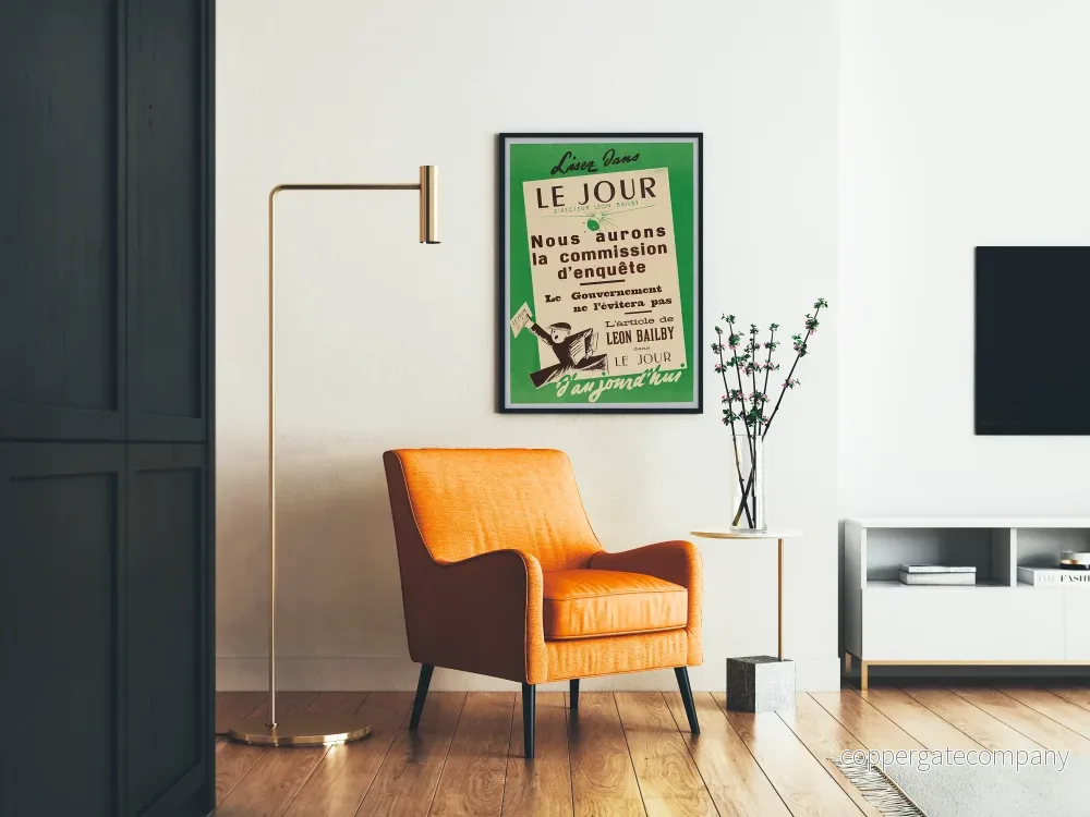 Vintageposter « Le Jour - Vi kommer att ha en utredningskommitté » - Bild 2
