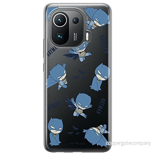 ERT GROUP mobiltelefonfodral för Xiaomi MI 11 PRO originalt och officiellt licensierat DC mönster Batman 076 optimalt anpassad till formen på mobiltelefonen, gedeeltelijk transparant 5905131507501
