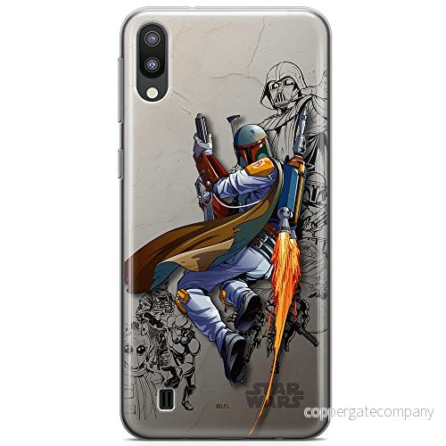 ERT GROUP mobiltelefonfodral för Samsung M10 originalt och officiellt licensierat Star Wars mönster Boba Fett 003 optimalt anpassad till formen på mobiltelefonen, fodral tillverkad av TPU plast 5903537304793
