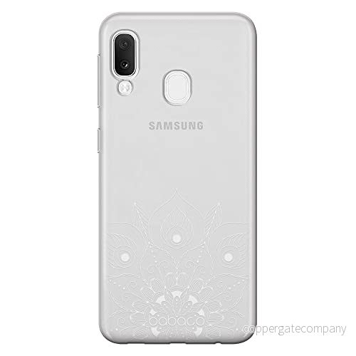 ERT GROUP mobiltelefonfodral för Samsung A20e originalt och officiellt licensierat Babaco mönster Mandalas 008 Vit optimalt anpassad till formen på mobiltelefonen, gedeeltelijk transparant 5904805853500