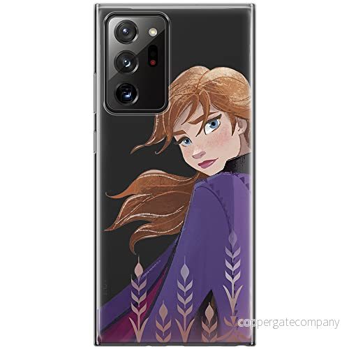 ERT GROUP mobiltelefonfodral för Samsung GALAXY NOTE 20 ULTRA originalt och officiellt licensierat Disney mönster Anna 002 optimalt anpassad till formen på mobiltelefonen, gedeeltelijk transparant 5903040352861
