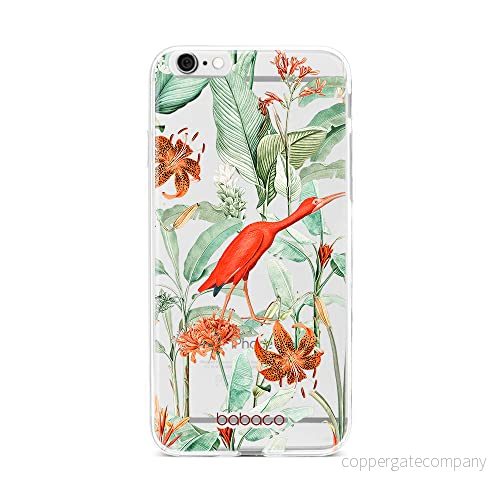 ERT GROUP mobiltelefonfodral för Iphone 6/6S originalt och officiellt licensierat Babaco mönster Flowers 049 optimalt anpassad till formen på mobiltelefonen, gedeeltelijk transparant 5905131341969