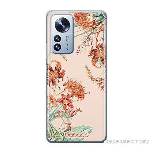 ERT GROUP mobiltelefonfodral för Xiaomi 12 PRO originalt och officiellt licensierat Babaco mönster Flowers 057 optimalt anpassad till formen på mobiltelefonen, fodral tillverkad av TPU plast 5905511530778