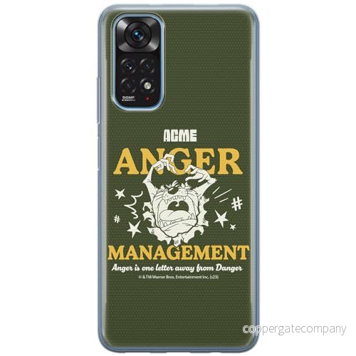 ERT GROUP mobiltelefonfodral för Xiaomi REDMI NOTE 11T/ 11S 5G/ POCO M4 PRO 5G originalt och officiellt licensierat Looney Tunes mönster Tasmanian 006, fodral tillverkad av TPU plast 5905795135218
