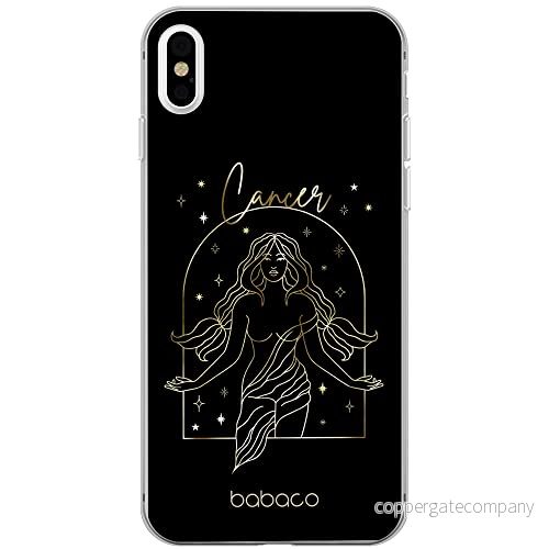 ERT GROUP mobiltelefonfodral för Apple Iphone XS Max originalt och officiellt licensierat Babaco mönster Zodiac Woman 004 Vit anpassad till formen på mobiltelefonen, fodral tillverkad av TPU plast 5903932226171