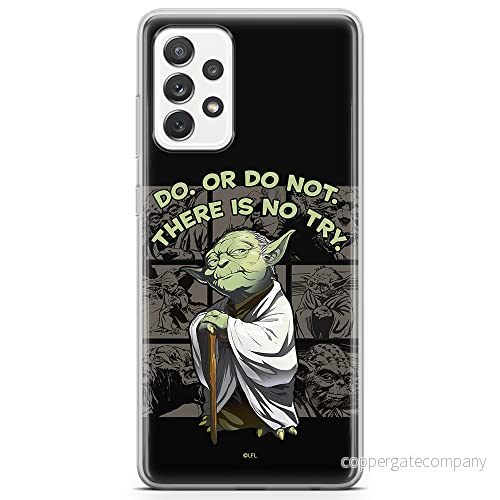 ERT GROUP mobiltelefonfodral för Samsung A72 5G originalt och officiellt licensierat Star Wars mönster Yoda 007 optimalt anpassad till formen på mobiltelefonen, fodral tillverkad av TPU plast 5903040080504