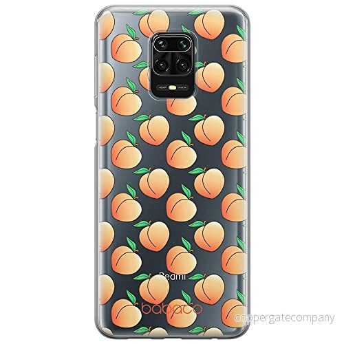 ERT GROUP mobiltelefonfodral för Xiaomi REDMI NOTE 9 PRO/ 9S originalt och officiellt licensierat Babaco mönster Peaches 001 optimalt anpassad till formen på mobiltelefonen, gedeeltelijk transparant 5903040314142