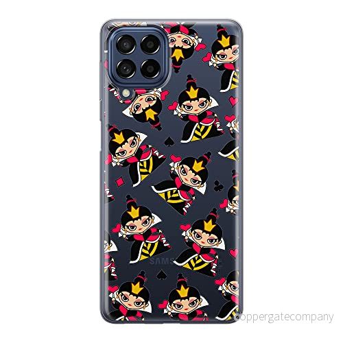 ERT GROUP mobiltelefonfodral för Samsung M33 5G originalt och officiellt licensierat Disney mönster Queen of Hearts 002 optimalt anpassad till formen på mobiltelefonen, gedeeltelijk transparant 5905511354930