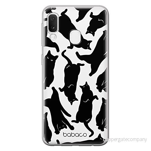 ERT GROUP mobiltelefonfodral för Samsung A20e originalt och officiellt licensierat Babaco mönster Cats 005 optimalt anpassad till formen på mobiltelefonen, fodral tillverkad av TPU plast 5905131101020