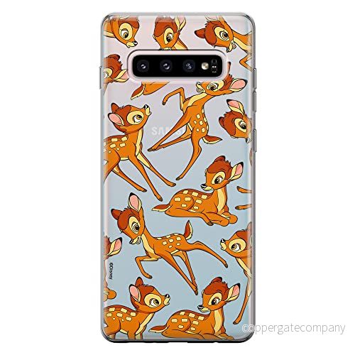 ERT GROUP mobiltelefonfodral för Samsung S10 PLUS originalt och officiellt licensierat Disney mönster Bambi 017 optimalt anpassad till formen på mobiltelefonen, gedeeltelijk transparant 5905131798534