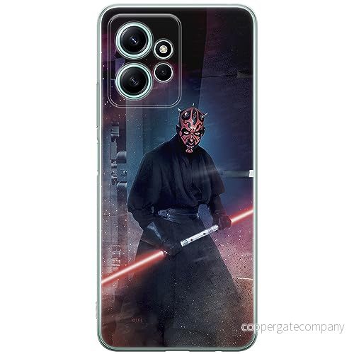 ERT GROUP mobiltelefonfodral för Xiaomi REDMI NOTE 12 4G originalt och officiellt licensierat Star Wars mönster Darth Maul 001 anpassad till formen på mobiltelefonen, fodral tillverkad av TPU plast 5905511954925