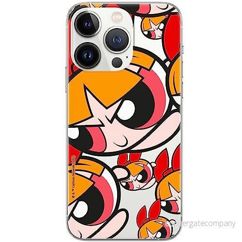 ERT GROUP mobiltelefonfodral för Iphone 13 PRO MAX originalt och officiellt licensierat The Powerpuff Girls mönster 010, gedeeltelijk transparant 5905511959807