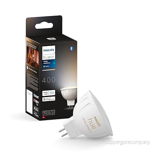 Philips Hue Smart LED-lampa MR16 White Ambiance - GU5.3 - Dimbar - 5,1 W - 1 Pack 8719514491342