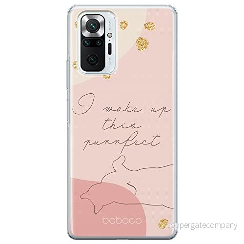 ERT GROUP mobiltelefonfodral för Xiaomi REDMI NOTE 10 PRO originalt och officiellt licensierat Babaco mönster Cats 008 optimalt anpassad till formen på mobiltelefonen, fodral tillverkad av TPU plast 5905131107015