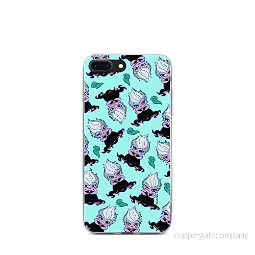 ERT GROUP mobiltelefonfodral för Iphone 7 PLUS/ 8 PLUS originalt och officiellt licensierat Disney mönster Ursula 005 optimalt anpassad till formen på mobiltelefonen, fodral tillverkad av TPU plast 5905131464156