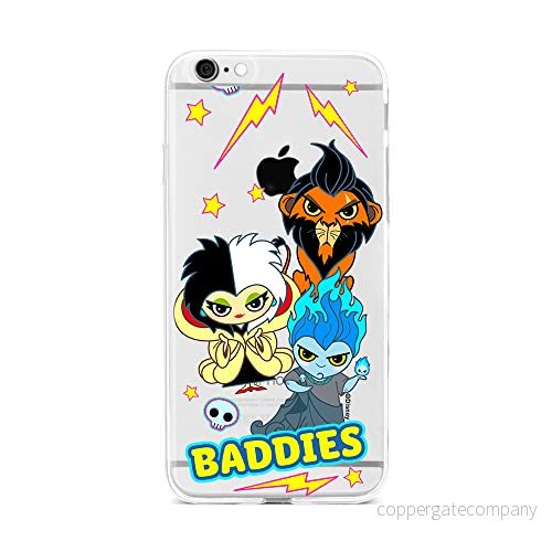ERT GROUP mobiltelefonfodral för Iphone 6 PLUS originalt och officiellt licensierat Disney mönster Villains 004 optimalt anpassad till formen på mobiltelefonen, gedeeltelijk transparant 5905131377166