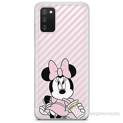 ERT GROUP mobiltelefonfodral för Samsung A03S originalt och officiellt licensierat Disney mönster Minnie 017 optimalt anpassad till formen på mobiltelefonen, gedeeltelijk transparant 5903932990379