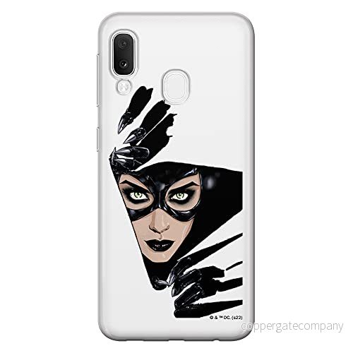 ERT GROUP mobiltelefonfodral för Samsung A20e originalt och officiellt licensierat DC mönster Catwoman 008 optimalt anpassad till formen på mobiltelefonen, fodral tillverkad av TPU plast 5905131555243