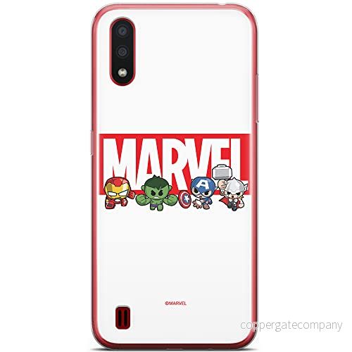 ERT GROUP mobiltelefonfodral för Samsung A01 originalt och officiellt licensierat Marvel mönster 009 optimalt anpassad till formen på mobiltelefonen, fodral tillverkad av TPU plast 5904805176364